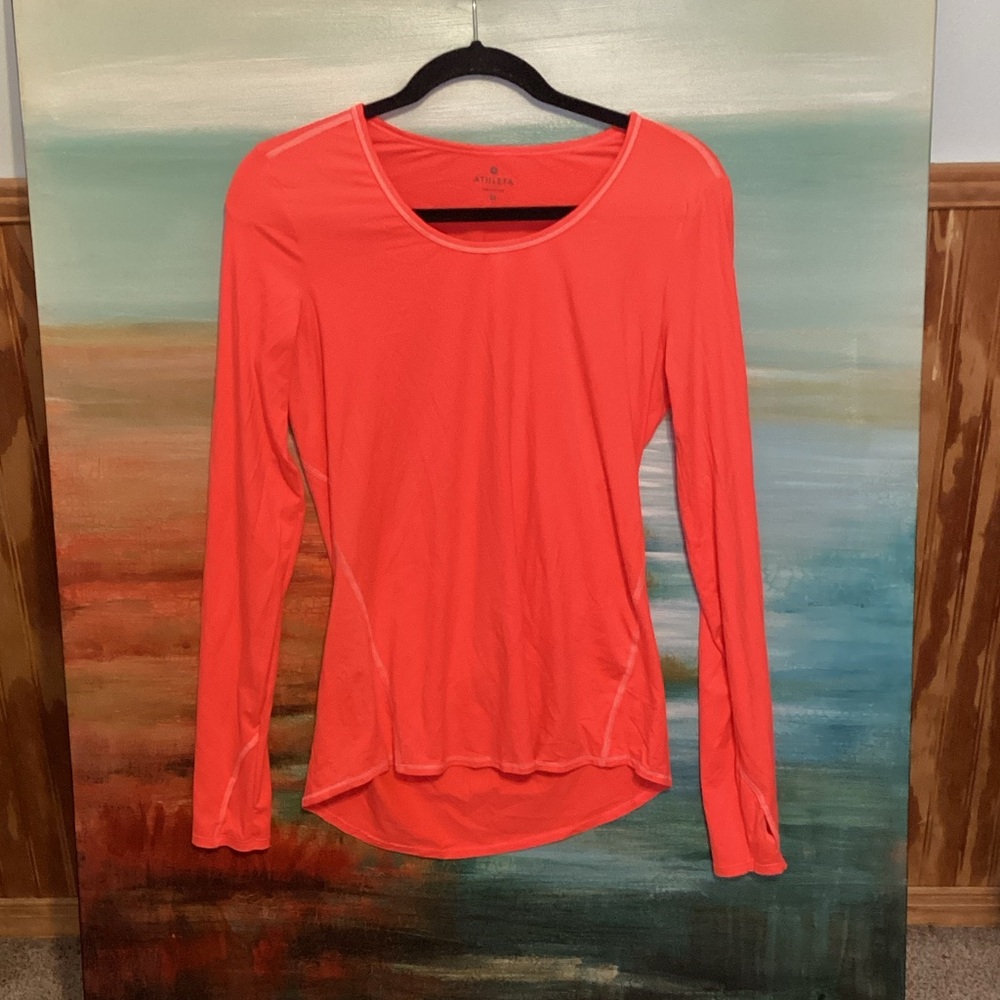 Athleta  Coral Long Sleeve Tee M
